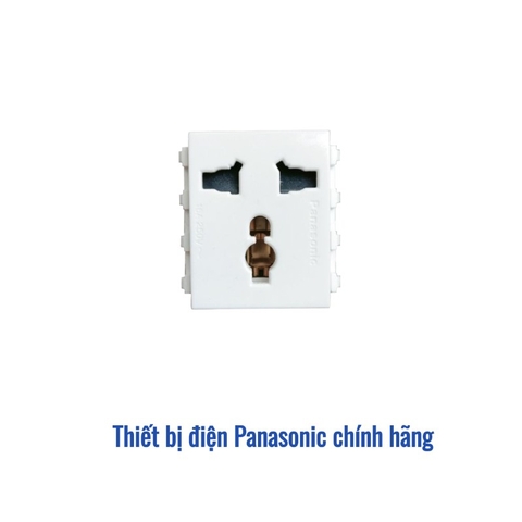 Ổ cắm đa năng có màn che Panasonic WEI1171SW-VN - Xuất xứ Ấn Độ