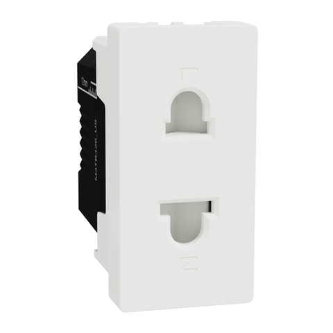 Ổ Cắm Đơn 2 Chấu 16A Size S Schneider Miluz E Mã M3TS426US_WE
