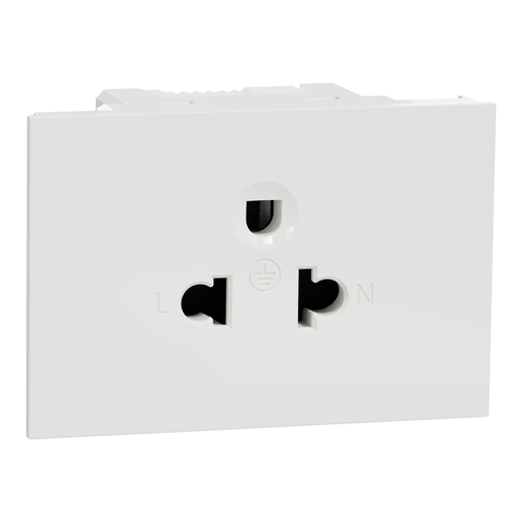 Ổ Cắm Đơn 3 Chấu 16A Size 2S Schneider AvatarOn A Mã M3T426USTS_WE