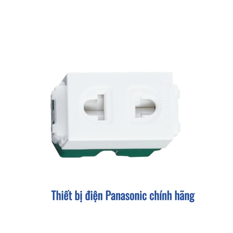 Ổ cắm đơn có màn che Panasonic WEV1081-7SW - Loại bắt vít (16A)
