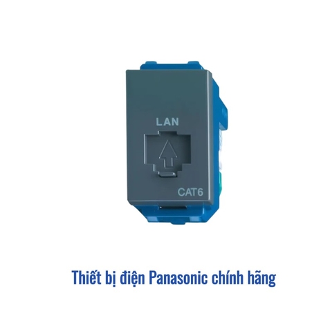 Ổ cắm mạng CAT6 Panasonic WEV24886H - Màu Xám Ánh Kim