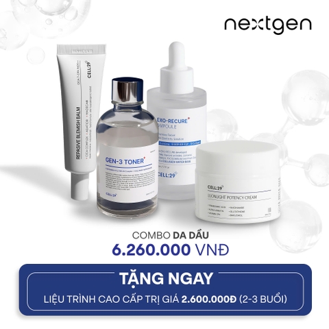 Combo chăm sóc da Cell29 dành cho DA DẦU