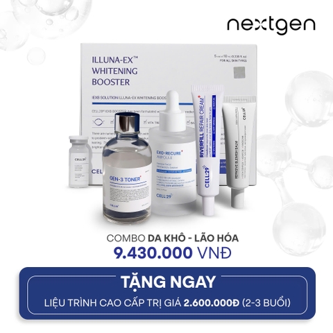 Combo chăm sóc da Cell29 dành cho DA KHÔ - LÃO HOÁ