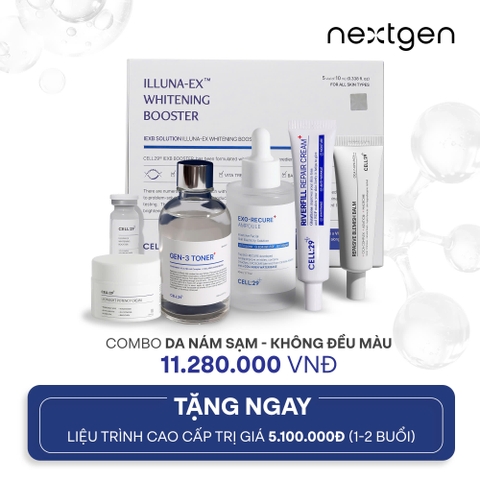 Combo chăm sóc da Cell29 dành cho DA SẠM, NÁM, KHÔNG ĐỀU MÀU