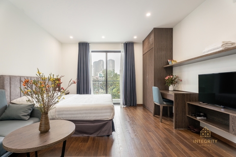 Lakeview Studio  for rent in Trung Kinh, Cau Giay - short stay