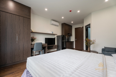 Lakeview Studio  for rent in Trung Kinh, Cau Giay - short stay