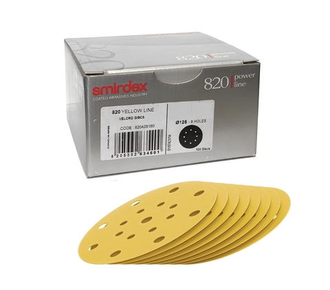 P180 Giấy nhám tròn Yellow Line Smirdex 15 lỗ