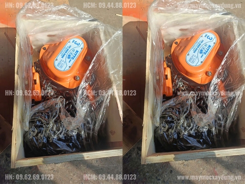 Pa lăng xích kéo tay Nitto 3 tấn 5m