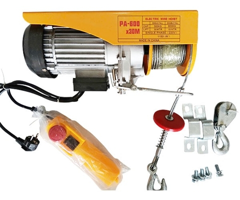 Tời điện HOTO PA600 30m 300-600kg 220V