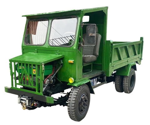 Xe công nông 2.5 khối 1 cầu đầu nổ D35 Phanh dầu