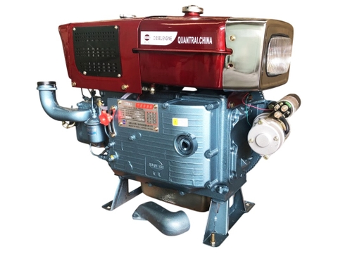 Máy nổ Diesel QuanTrai D24 S1115ND gió đề