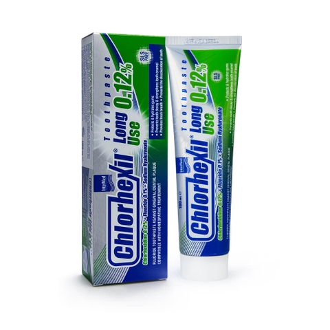 Kem đánh răng Chlorhexil Long Use 0.12% làm sạch mảng bám, răng chắc khỏe (100ml)