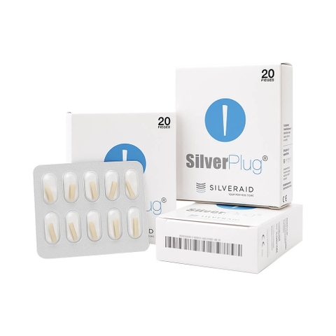 SilverPlug thiết bị kháng khuẩn phòng viêm quanh implant (20 thanh)