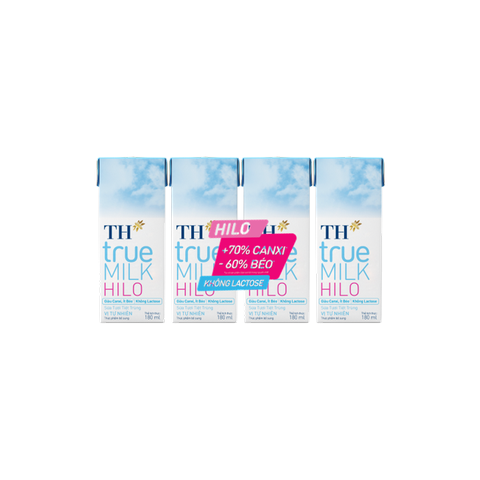 LỐC HỘP SỮA TƯƠI TIỆT TRÙNG TH TRUE MILK HILO 18ML
