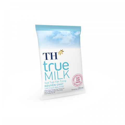 SỮA TƯƠI SẠCH NGUYÊN CHẤT TH TRUE MILK BỊCH GIẤY 220ML KM