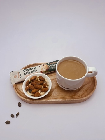 Bột cacao sữa dừa Heyday - Hộp x 12 gói x 20gr