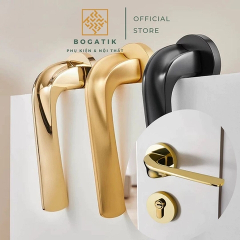 Tay nắm cửa phân thể, khóa cửa phòng SORA hợp kim kẽm chất lượng cao, phong cách hiện đại tối giản