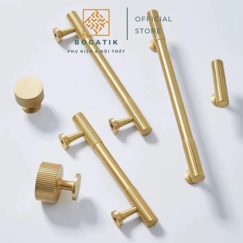 Tay nắm tủ ĐỒNG THAU DT809, tay nắm tủ quần áo tủ bếp phong cách hiện đại sang trọng đẳng cấp