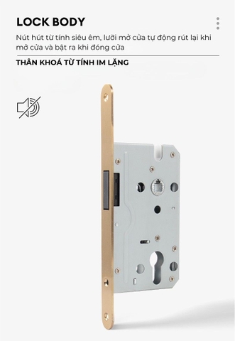 Khoá cửa phòng ngủ đồng thau tay gạt phân thể, phong cách RETRO, thương hiệu OLRVLI cao cấp