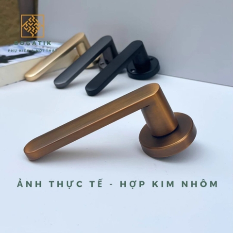 Khoá cửa tay gạt tay nắm cửa gỗ MIKI hợp kim nhôm phong cách hiện đại và chất lượng cao