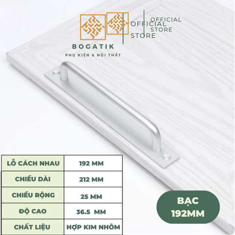 Tay nắm cửa ngăn kéo tay nắm cửa kéo chất liệu hợp kim nhôm sơn tĩnh điện bắt vít chất lượng cao