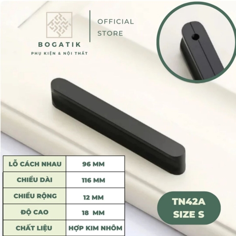 Tay nắm cửa tủ ngăn kéo tay nắm tủ bếp hợp kim nhôm hình chữ I màu vàng kim chất lượng cao