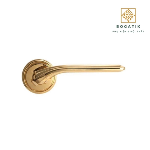 Khóa cửa phân thể chất lượng đồng thau kiểu dáng tinh tế, hiện đại, tối giản họa tiết gợn sóng DT705