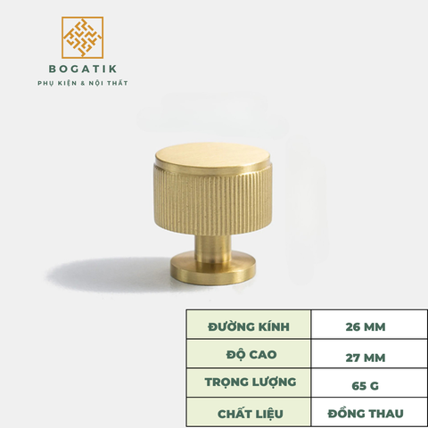 Tay nắm đồng thau ANTOINE