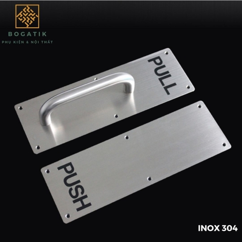 Tay nắm cửa chất liệu inox 304 vô cùng cứng cáp, chống gỉ