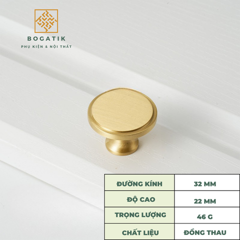 Tay nắm đồng thau ANTOINE