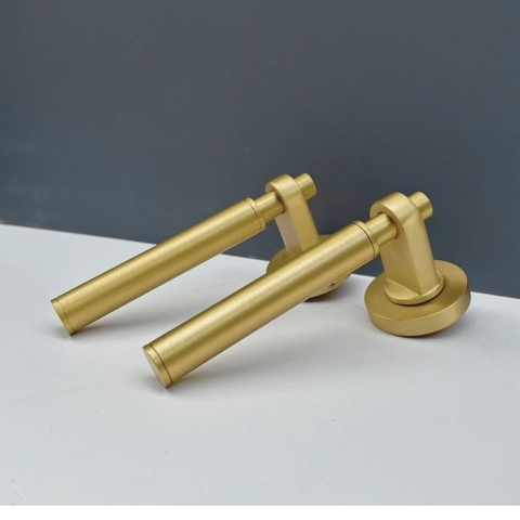 Khóa cửa phân thể  chất lượng đồng thau kiểu dáng tinh tế, hiện đại, tối giản