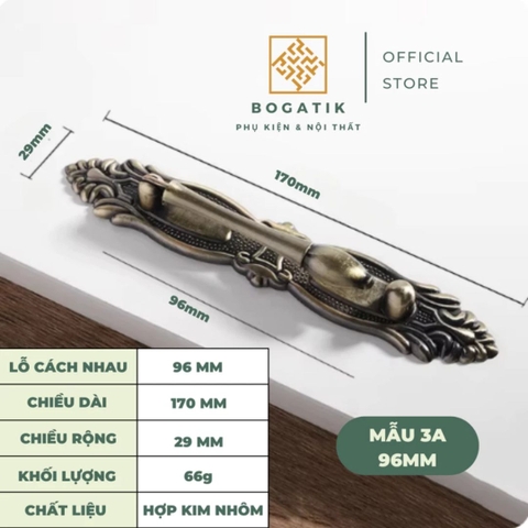 Tay nắm cửa tủ, ngăn kéo, tay nắm cửa gỗ CỔ ĐIỂN chất liệu HỢP KIM màu ĐỒNG tinh tế, thẩm mỹ