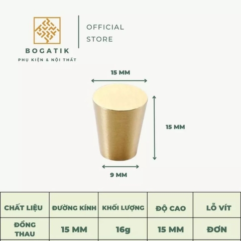 Núm tay nắm tủ bếp, tay nắm tủ quần áo nhiều kiểu dáng, kích thước chất liệu đồng thau cao cấp