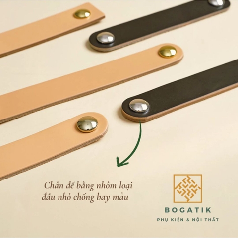 Tay nắm cửa tủ ngăn kéo tay nắm tủ chất liệu da PU cao cấp