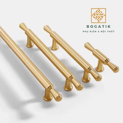 Tay nắm cửa tủ ngăn kéo tay nắm tủ chất liệu hợp kim phong cách Bắc Âu hiện đại