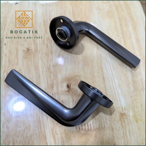 Khoá cửa phân thể, tay nắm cửa gạt OLIVER loại phổ thông dùng cho công trình, phòng ngủ