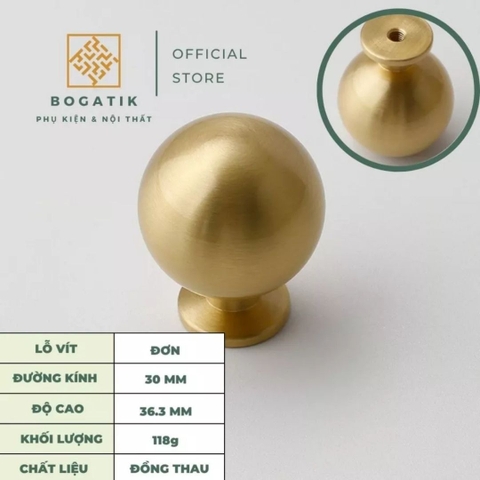 Núm tay nắm tủ bếp, tay nắm tủ quần áo nhiều kiểu dáng, kích thước chất liệu đồng thau cao cấp