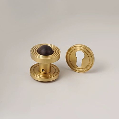 Tay nắm cửa gỗ, khóa cửa phân thể đồng thau cao cấp DR007