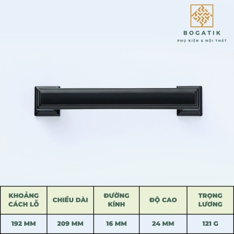 Tay nắm cửa tủ ngăn kéo núm VUÔNG nội thất BOGATIK hợp kim KẼM nhiều màu tinh tế & hiện đại HK825