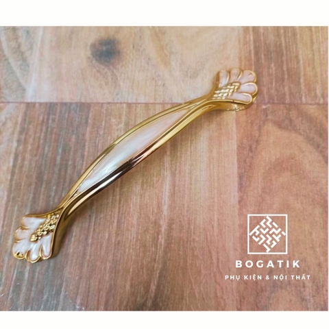 Tay nắm cửa tủ ngăn kéo tay nắm tủ bếp đuôi hoa văn chất liệu hợp kim tinh tế & tối giản