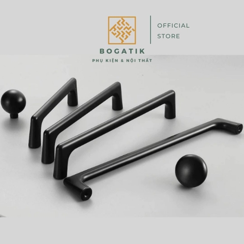 Tay nắm,núm cửa tủ ngăn kéo BOGATIK hợp kim KẼM VÀNG BÓNG hiện đại & cao cấp