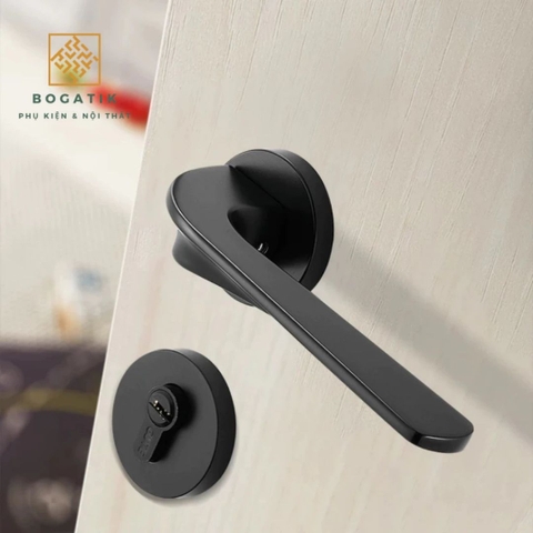 Tay nắm cửa phân thể, khóa cửa phòng SORA, hợp kim nhôm phong cách hiện đại tối giản