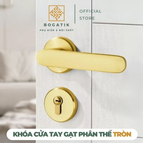 Khoá cửa tay gạt tay nắm cửa gỗ MIKI hợp kim nhôm phong cách hiện đại và chất lượng cao