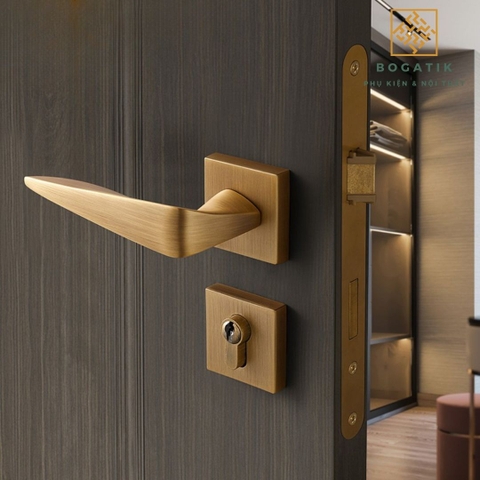 Khóa cửa phòng tách rời, im lặng hoàn toàn bằng đồng sang trọng nhẹ nhàng DTD740