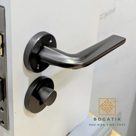 Khoá cửa phân thể, tay nắm cửa gạt OLIVER loại phổ thông dùng cho công trình, phòng ngủ