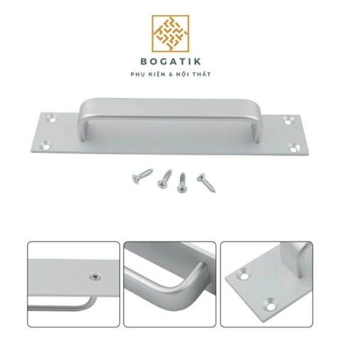 Tay nắm cửa ngăn kéo tay nắm cửa kéo chất liệu hợp kim nhôm sơn tĩnh điện bắt vít chất lượng cao