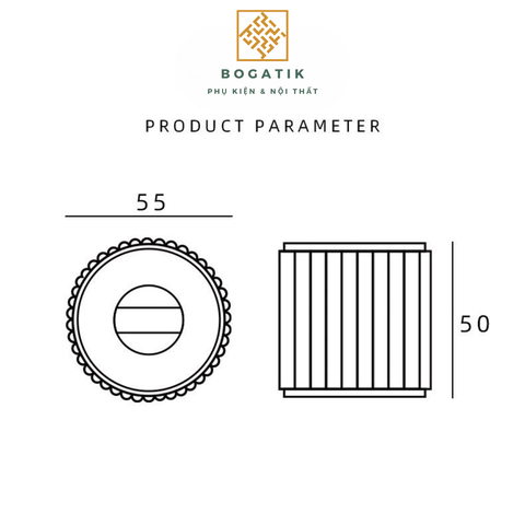 Khoá cửa phòng, tay nắm cửa gỗ INNOVA, hợp kim kẽm phong cách tối giản Minimalism sang trọng, Bắc Âu