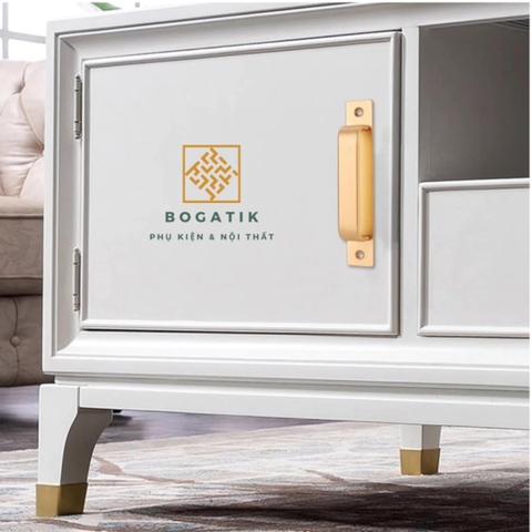 Tay nắm cửa ngăn kéo tay nắm cửa kéo chất liệu hợp kim nhôm sơn tĩnh điện bắt vít chất lượng cao