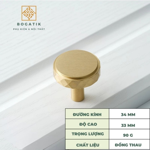 Tay nắm cửa tủ ĐỒNG THAU tay nắm tủ bếp phong cách mới của Bogatik, hàng cao cấp