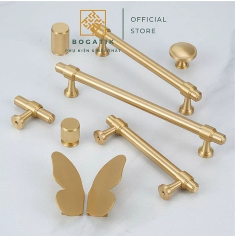 Tay nắm tủ ĐỒNG THAU, tay nắm tủ quần áo tủ bếp phong cách hiện đại sang trọng đẳng cấp DT817
